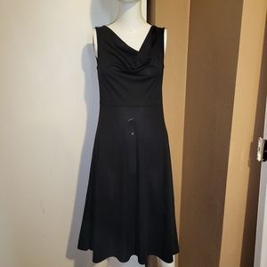 Express Black Cowl Neck Dress